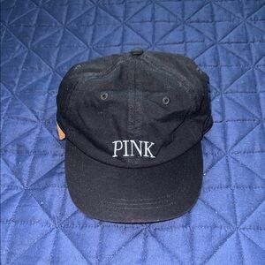 Black PINK Victorias Secret Baseball Cap